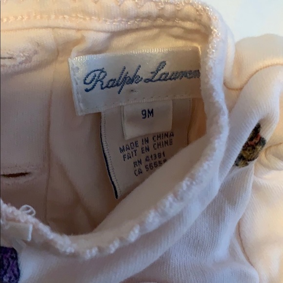 Ralph Lauren one piece footies 9 months - Picture 2 of 2